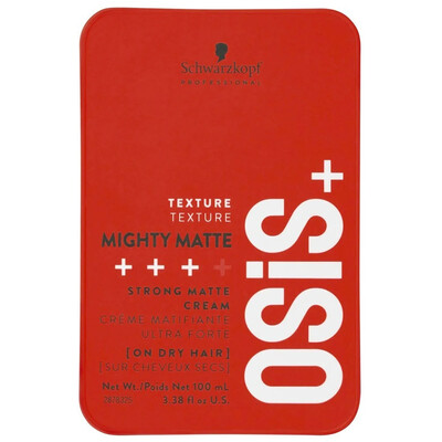 Schwarzkopf OSIS+ Mighty Matte Crema de Peinar de Fijación Fuerte