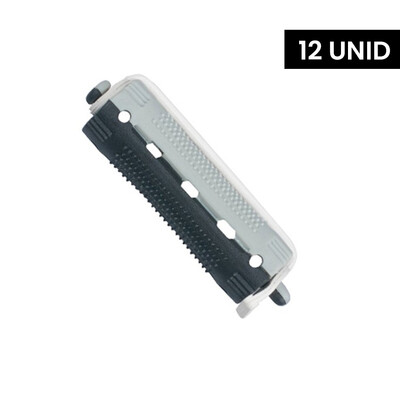 SMALL PERM RODS 913 - GREY/BLACK