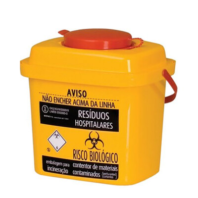 CONTAINER FOR USED BLADES AND NEEDLES