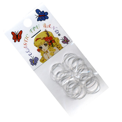 Gomas de pelo Transparentes