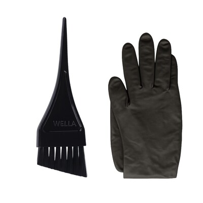 WELLA BRUSH + NITRILE GLOVES
