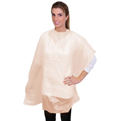 DISPOSABLE HAIRDRESSING GOWN - GOLD