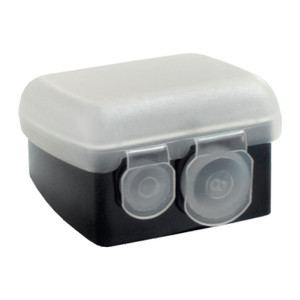 DOUBLE PENCIL SHARPENERS WITH COVERS