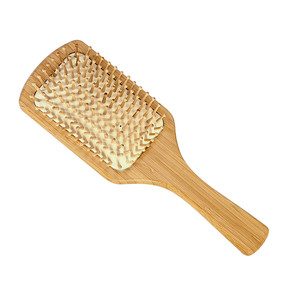 RICKIPARODI ESCOVA DE CABELO PNEUMÁTICA DE BAMBOO RETANGULAR LARGA