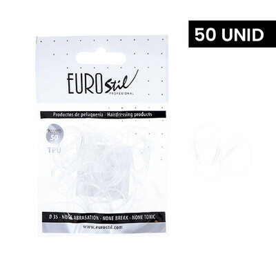 EUROSTIL HAIR TIES - TRANSPARENT
