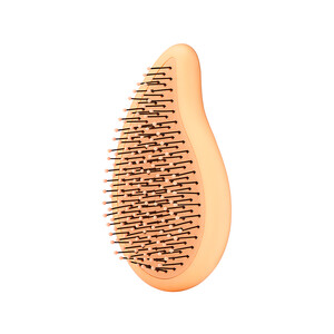 WET BRUSH GO GREEN PALM DETANGLER ORANGE HUILE DE COCO BROSSE À CHEVEUX