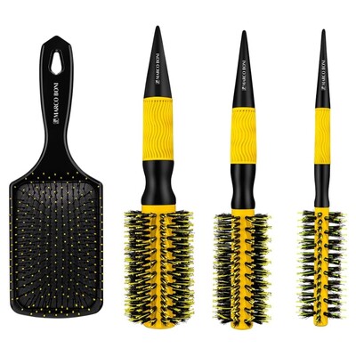 MARCO BONI KIT ESSENTIEL 3 BROSSES EN CÉRAMIQUE + 1 BROSSE RAQUETTE