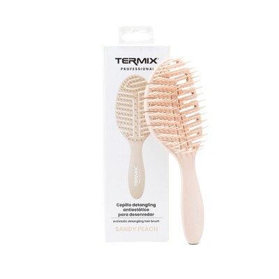 TERMIX ESCOVA DE CABELO DESEMBARAÇANTE ANTIESTÁTICA SANDY PEACH