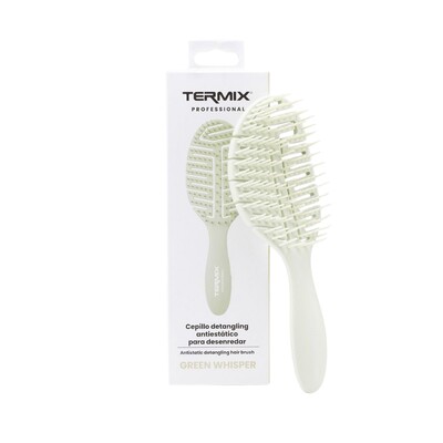TERMIX ESCOVA DE CABELO DESEMBARAÇANTE ANTIESTÁTICA GREEN WHISPER