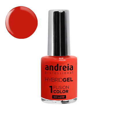 Andreia Hybrid Gel H41 esmalte de uñas Rojo anaranjado vivo