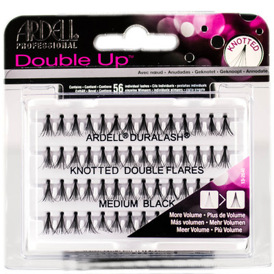 ARDELL DOUBLE UP INDIVIDUAL LASHES KNOT - FREE MEDIUM BLACK