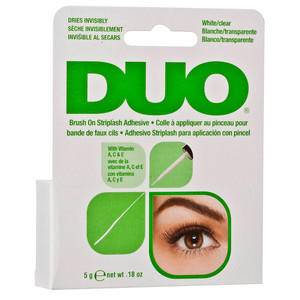 ADHESIVE DUO FOR APPLICATION WITH A BRUSH - WHITE/TRANSPARENT