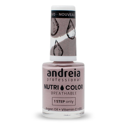 Andreia Nutricolor NC6 esmalte de uñas Nude gricáseo