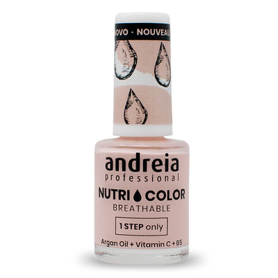 Andreia Nutricolor NC10 esmalte de uñas Nude Rosado Claro