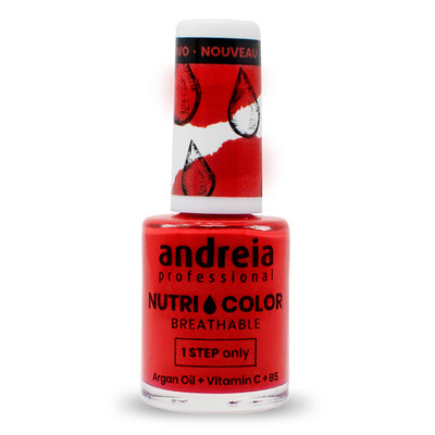 Andreia Nutricolor NC17 esmalte de uñas Rojo Vivo
