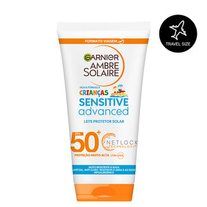 AMBRE SOLAIRE SENSITIVE ADVANCED CREME PROTETOR SOLAR PARA CRIANÇAS FPS 50+