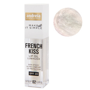 Andreia French Kiss Gloss Luminizador de Óleo Labial - Efeito Holográfico