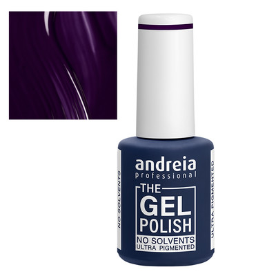 Andreia The Gel Polish G27 esmalte de uñas en gel Morado oscuro
