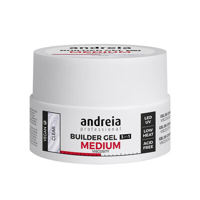 ANDREIA BUILDER GEL 3IN1 MEDIUM VISCOSITY BUILDER GEL CLEAR
