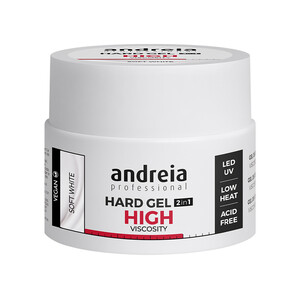 ANDREIA HARD GEL 2IN1 HIGHT VISCOSITY - SOFT WHITE