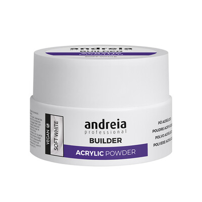 Andreia Builder Acrylic Powder Polvo acrílico para uñas Soft White
