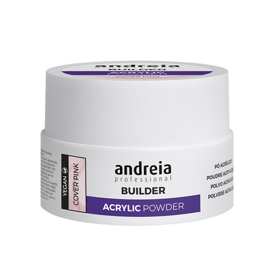 ANDREIA BUILDER ACRYLIC POWDER PÓ ACRÍLICO PARA CONSTRUÇÃO UNHAS COVER PINK