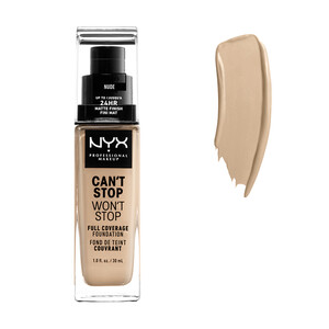 NYX PRO MAKEUP CANT STOP WONT STOP FULL COVERAGE FOUNDATION - NUDE