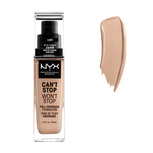 NYX PRO MAKEUP CANT STOP WONT STOP FULL COVERAGE FOUNDATION - LIGHT