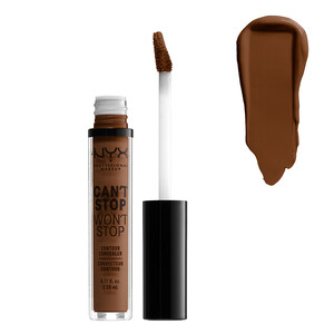 NYX PRO MAKEUP CONCEALER 24H CANT STOP WONT STOP - MOCHA