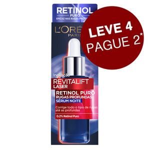 L’ORÉAL Paris Revitalift Laser Sérum Noite com Retinol Puro