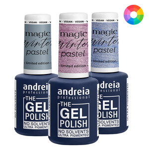 ANDREIA THE GEL POLISH MAGIC WINTER PASTEL COLLECTION