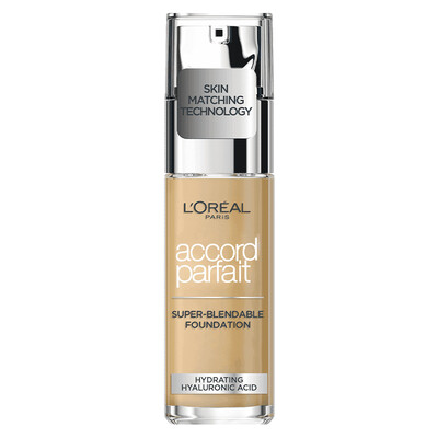 L’Oréal Paris Accord Parfait Base com Ácido Hialurónico - 4.N Beige