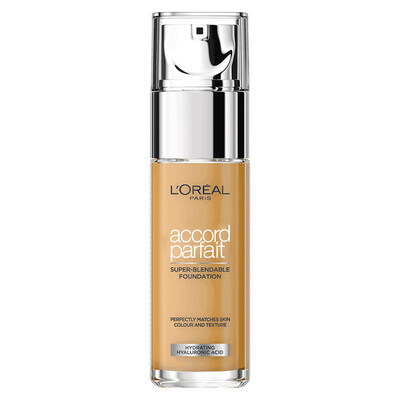 L’Oréal Paris Accord Parfait Foundation with Hyaluronic Acid - 4.D/W Golden Natu