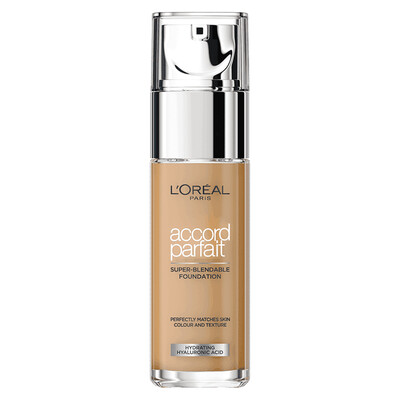 L’Oréal Paris Accord Parfait Base de maquillaje con ácido hialurónico - 7.D