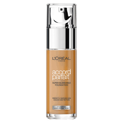 L’Oréal Paris Accord Parfait Base de maquillaje con ácido hialurónico - 8D/