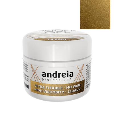Andreia Spider Gel 04 Gold