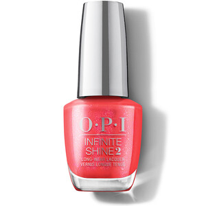 OPI ME AND MYSELF INFINITE SHINE VARNISH NAILS - LEFT YOUR TEXTS ON RED