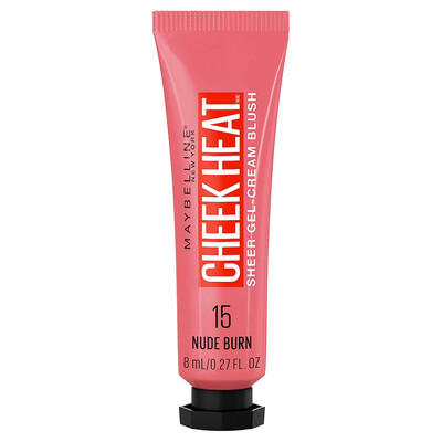 Maybelline Cheek Heat Gel 15 Nude Burn Colorete en crema 