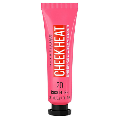 Maybelline Cheek Heat Gel 20 Rose Flash Colorete en crema