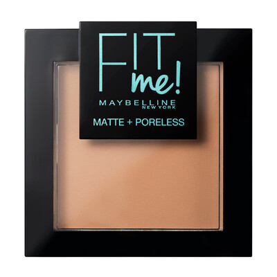 Maybelline Fit Me Matte + Poreless Polvo matificante 250 Sun Beige