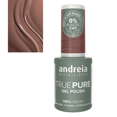 ANDREIA TRUE PURE VERNIS GEL T32 Marron avec Éclat Doré