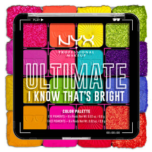 NYX PRO MAKEUP ULTIMATE SHADOW PALETA SOMBRAS 16 I KNOW THATS BRIGHT