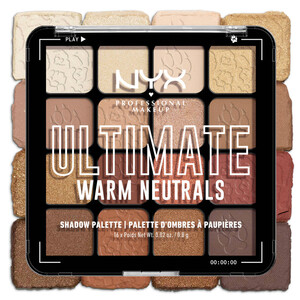 Nyx Pro Makeup Ultimate Shadow Paleta de Sombras 16 Warm Neutrals