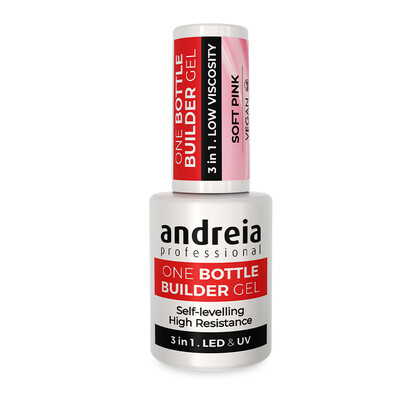 Andreia One Bottle Gel Constructor 3 En 1 Baja Viscosidad - Soft Pink
