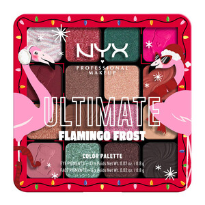 NYX PRO MAKEUP HOLIDAY 2023 ULTIMATE SHADOW PALETTE 16 PAN FLAMINGO FROST