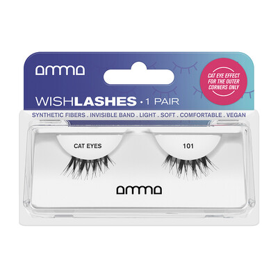 AMMA WISHLASHES PESTANAS POSTIÇAS EFEITO CAT EYE 101