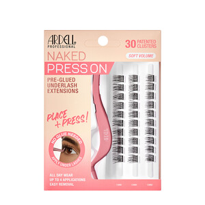 Ardell Naked Press On Pre-Glued Underlash Extensiones Pestañas Soft Volumen