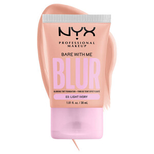 NYX Pro Makeup Bare With Me Blur Base Líquida Efecto Blur 03 Light Ivory