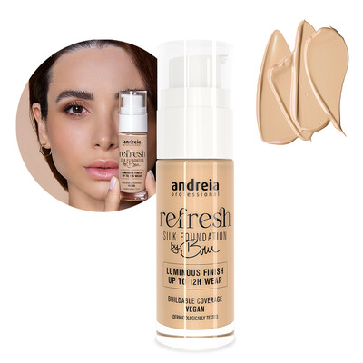 ANDREIA REFRESH SILK FOUNDATION BY BRU - 01 CREME