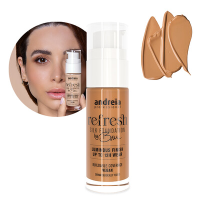 ANDREIA REFRESH SILK FOUNDATION BY BRU - 05 TOAST ALMOND